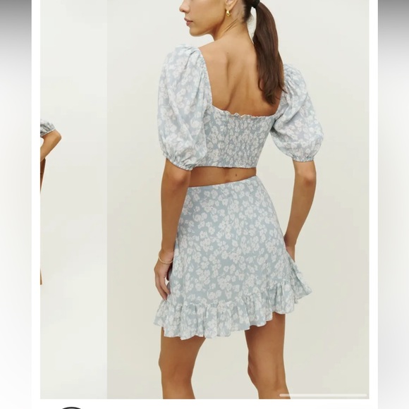 Sinead Floral Two-Piece Crop Top & Skirt - Picture 4 of 4